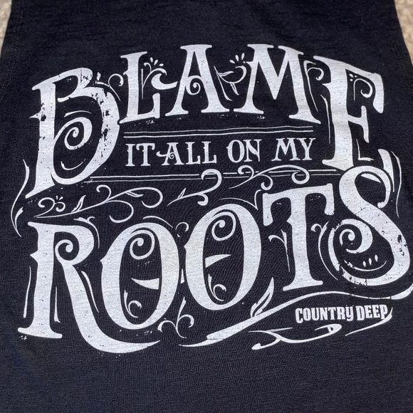 Country Deep Women’s Tank Top – Black – Medium - Picture 12 of 12